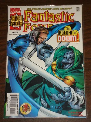 Buy Fantastic Four #25 Vol3 Marvel Giant Size Nm (9.4) Dr Doom Ff Thing January 2000 • 3.99£