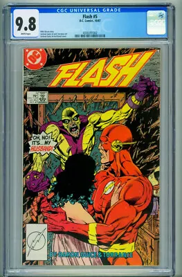Buy FLASH #5 CGC 9.8-1987-DC-Comic Book-4330291002 • 66.60£