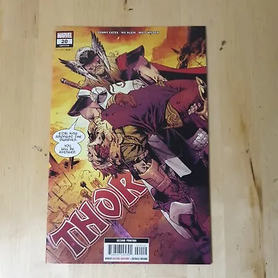 Buy Thor #20 2nd Print Nic Klein Cover 1st God Of Hammers Marvel Comics 2022 • 1.59£