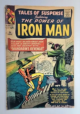 Buy Vintage 1964 TALES OF SUSPENSE Featuring THE POWER OF IRON MAN No. 54 Marvel • 31.97£