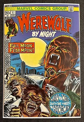 Buy Marvel Comics Werewolf By Night #11 Full Moon & First Hangman From Nov. 1973 • 15.80£
