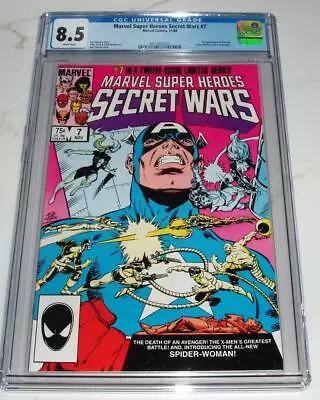 Buy Marvel Super Heroes Secret Wars #7 Cgc 8.5-1st New Spider-woman-gem Case-1984 • 47.32£