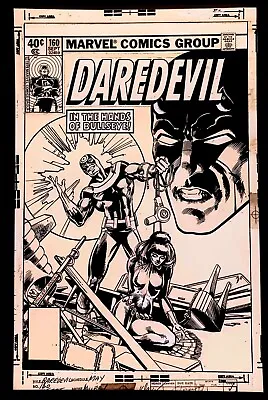 Buy Daredevil #160 By Frank Miller 11x17 FRAMED Original Art Poster Print Marvel Com • 47.92£