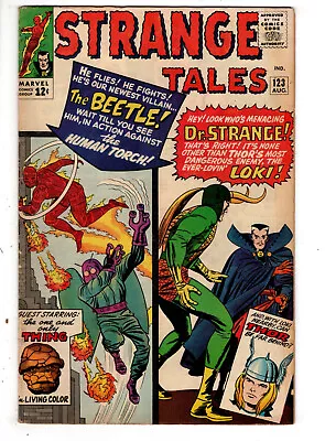 Buy Strange Tales #123 (1964) - Grade 5.0 - 1st Appearance Of The Beetle! • 94.99£