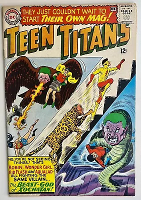 Buy TEEN TITANS #1 D.C. Comic Book 1966 First Issue Robin Wonder Girl Kid Flash KEY • 195.88£