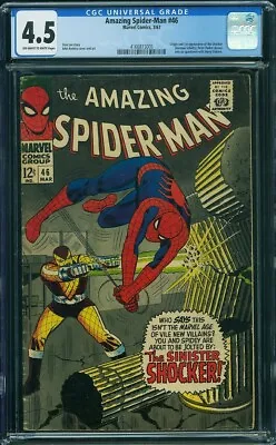 Buy Amazing Spider-Man 46 🔥 CGC 4.5 1st Appearance And Origin Shocker 🔥 🗝️ SA Key • 228.68£