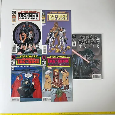 Buy Star Wars Tag And Bink - Complete Set ALL 5 Comics Excellent Quality Dark Horse • 103.28£
