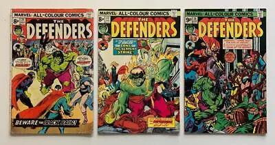 Buy The Defenders #21, 22 & 24 (Marvel 1975) 3 X VG & FN+ Bronze Age Issues. • 17.50£
