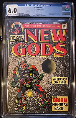 Buy NEW GODS #1 CGC 6.0 DC Comics FEB 1971 OWW 1st Appearance Of ORION   JACK KIRBY • 71.23£