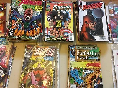 Buy Marvel Comics- Captain America, Fantastic Four,Daredevil, Avengers • 1.99£