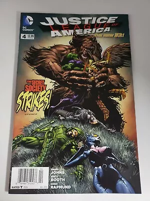 Buy Justice League Of America No 4 July 2013 DC Comics Newsstand Variant E5a82 • 15.85£