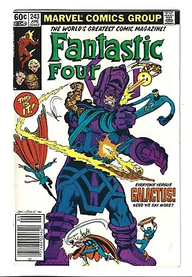 Buy Fantastic Four #243 (Marvel Comics) Newsstand Edition • 31.60£