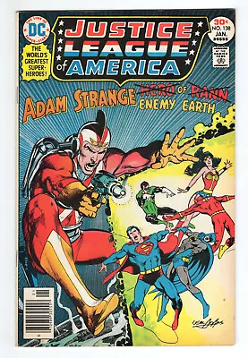 Buy Justice League Of America #138 Very Fine Plus 8.5 Batman Supergirl Adam Strange • 25.25£