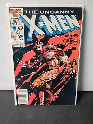 Buy The Uncanny X-Men #212 - (Marvel, 1986) Wolverine Vs Sabretooth - Newstand • 8.03£