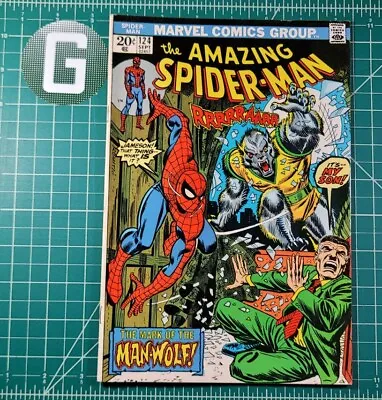 Buy Amazing Spider-Man #124 (1973) 1st App Man-Wolf Classic John Romita Marvel VF- • 102.93£