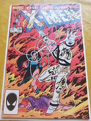 Buy Uncanny X-Men #184, Marvel Comics, 1st Forge, 1984 Signed John Romita JR • 51.64£
