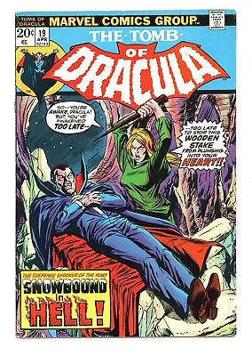 Buy Tomb Of Dracula #19 6.0 Gene Colan & Marv Wolfman Ow/w Pgs 1974 • 24.45£