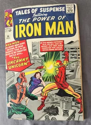 Buy Tales Of Suspense #56 GD/VG 3.0 (Marvel) 1964 1st Unicorn Iron Man Issue • 23.95£