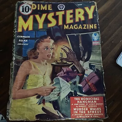 Buy Dime Mystery Magazine, May 1943, Volume 28 Number 4 • 108.34£