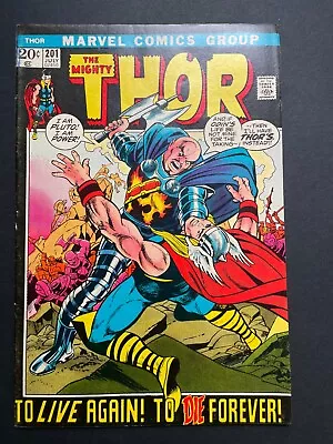 Buy Mighty Thor #201  July 1972 -  Cents Issue Marvel Comic • 6£