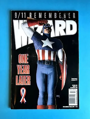 Buy Wizard #133 Comics Magazine  Captain America 9/11 Cover / Oct 2002 / Good • 9.99£