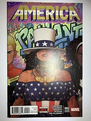 Buy Marvel Comics - America #2 Hip Hop Cover, Beyoncé's Lemonade Homage NM • 16.99£