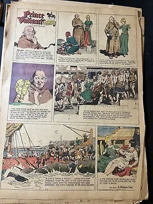 Buy Prince Valiant Sunday By Hal Foster From 1/22/50 Rare Full Page #676 22x14 • 8.64£