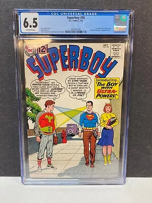 Buy Superboy #98 VG+ 6.5 1st Appearance Ultra Boy! Curt Swan Cover! DC Comics 1962 • 394.51£