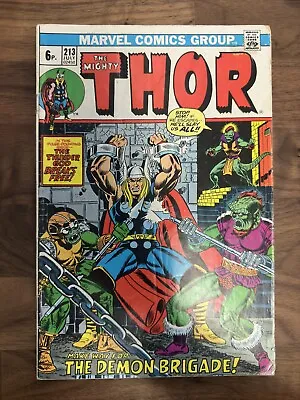 Buy The Mighty Thor Issue #213 ****** Grade Vg+ • 4.95£