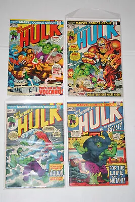 Buy Incredible Hulk #161 165 169 170! 1973! VG/F! Beast, X-Men, 1st B-Beast! Key! • 39.49£