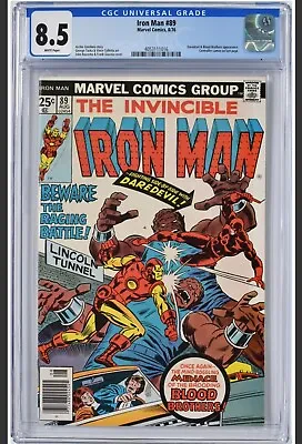 Buy Iron Man #89 (1976) - CGC 8.5 - Daredevil Cover & Appearance. WP • 59.37£