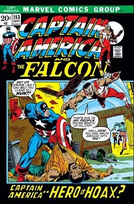 Buy Marvel Comics Captain America Vol 1 #153 1972 5.0 VG/FN 🔑 • 22.89£