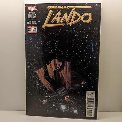 Buy Star Wars Marvel Comic | Lando #3 | 2nd Printing Alex Maleev Variant Cover • 5£