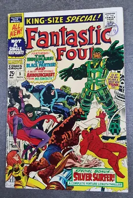 Buy Fantastic Four Annual #5 (Marvel 1967) SILVER SURFER FN/VFN 7.0 • 85£