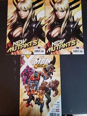 Buy NEW MUTANTS #1 MAGIK ARTGERM Variant Cover X2 Stanley Lau Marvel X-Men Gold 1  • 23.85£