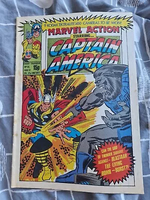 Buy Marvel UK Action Captain America #25 1981 NM • 5£