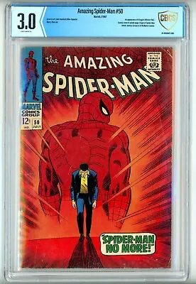Buy Amazing Spider-Man 50 CBCS 3.0 Marvel  1st Kingpin Origin Lee Romita • 462.12£