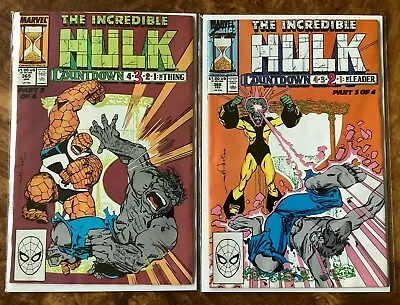 Buy Incredible Hulk 365 366 VF The Thing Leader Simonson 1st Riot Squad Marvel • 4.75£