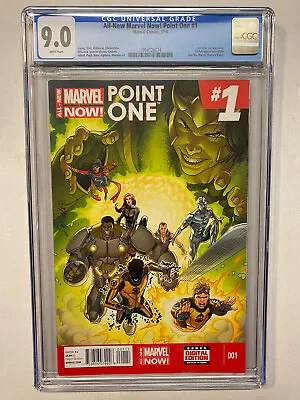 Buy All New Marvel Now Point One #1 CGC 9.0 VF/NM 1st Full App Ms Marvel Kamala Khan • 150£