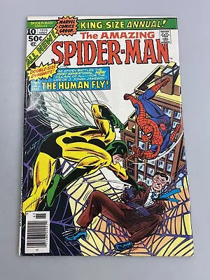 Buy Marvel Comics The Amazing Spider-Man King Sized Annual #10  The Human Fly 1976 • 19.74£