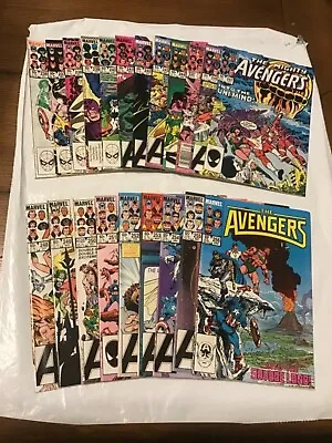 Buy Lot Of (21) Marvel Comics The Avengers #236-256 High Grade • 72.21£