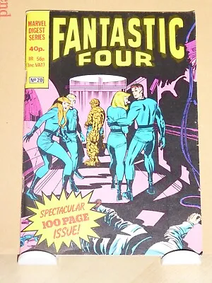 Buy FANTASTIC FOUR Pocket Book #20  1981 Rare British Published Marvel Comics - FN • 3.99£