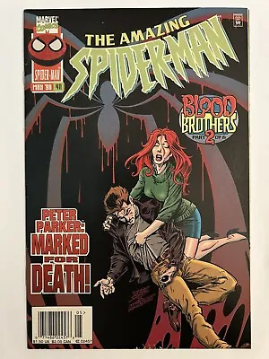 Buy Amazing Spider-Man #411 Rare Newsstand Variant Batman Origin Story 1996 VF/NM • 19.72£
