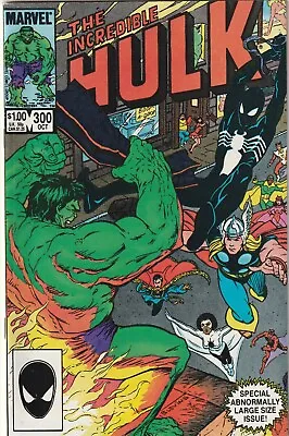 Buy Incredible Hulk #300 (Marvel 1984) Spider-man Thor Doctor Strange Daredevil • 7.92£