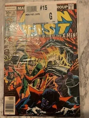 Buy Iron Fist 15 Marvel 1975 Vol1 GD Bronze Age Feat X Men 1st App Bushmaster Rare • 64.99£