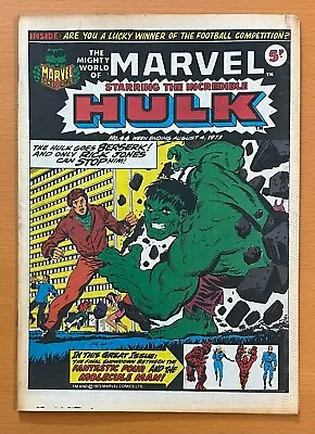 Buy Mighty World Of Marvel #44 RARE MARVEL UK 1973. Stan Lee. VF Bronze Age Comic • 22.95£