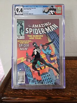 Buy  🔥 The Amazing Spider-Man #252 CGC 9.4 1st App Black Costume In ASM, KEY, NS!🔥 • 279.83£