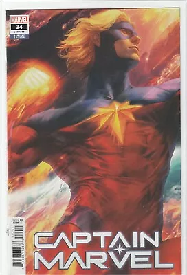 Buy Captain Marvel #34 (2019) Artgerm Variant Cover ~ Unread Nm • 3.17£