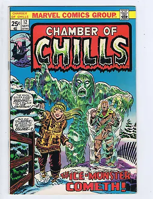 Buy Chamber Of Chills #12 Marvel 1974 The Ice-Monster Cometh ! • 18.14£