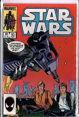 Buy STAR WARS #93 Luke Skywalker (1984) Bronze Age Marvel NM (9.4) • 15.80£